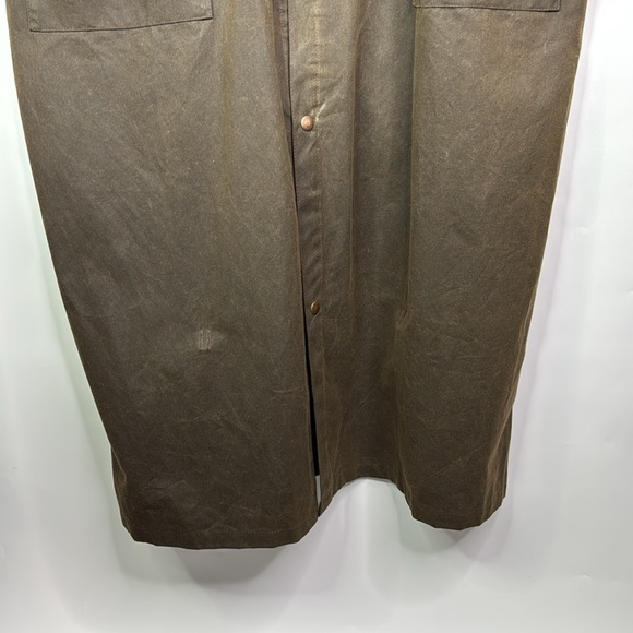 The Australian Outback Collection Oilskin Green Duster Rancher Jacket XXL - Picture 4 of 14